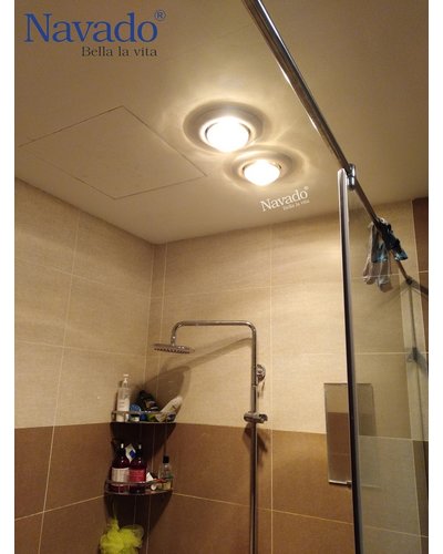 Đèn sưởi âm trần nhà tắm 4 bóng