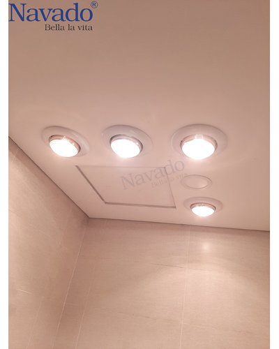 Đèn sưởi âm trần tiện ích cho nhà tắm 4 bóng