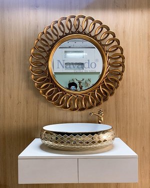 Gương trang trí phòng tắm tân cổ điển Nesoi