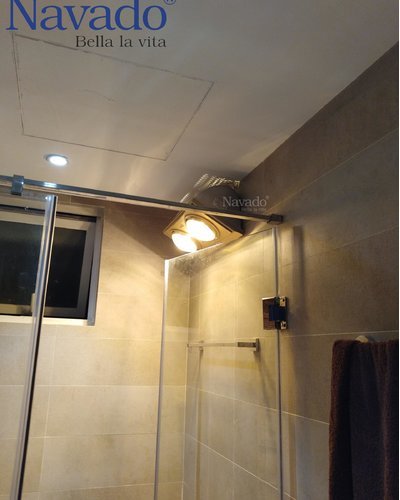 Đèn sưởi nhà tắm treo tường 2 bóng NAV-8002V